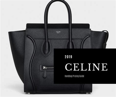 euro celine bag price guide